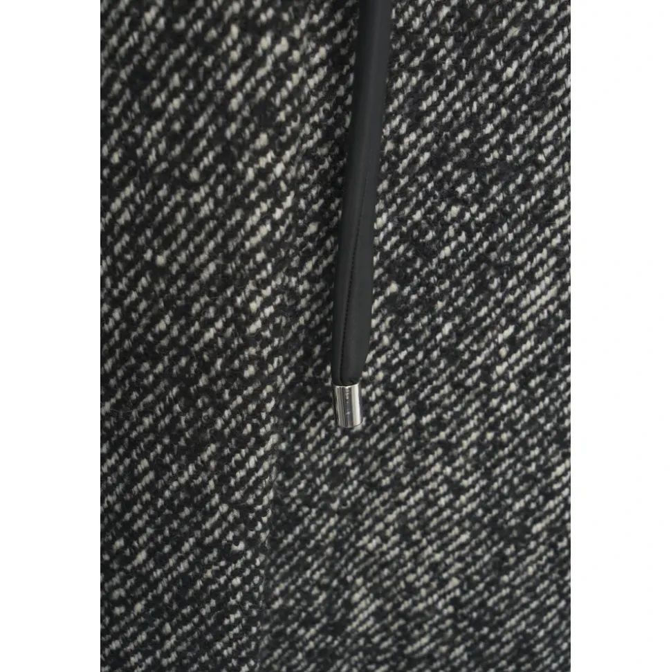Abrigo de lujo con cuello chal AW25