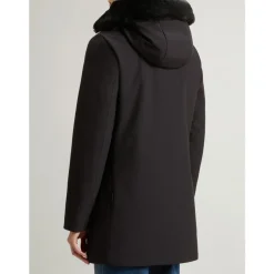 Abrigo Parka de Plumas Negro