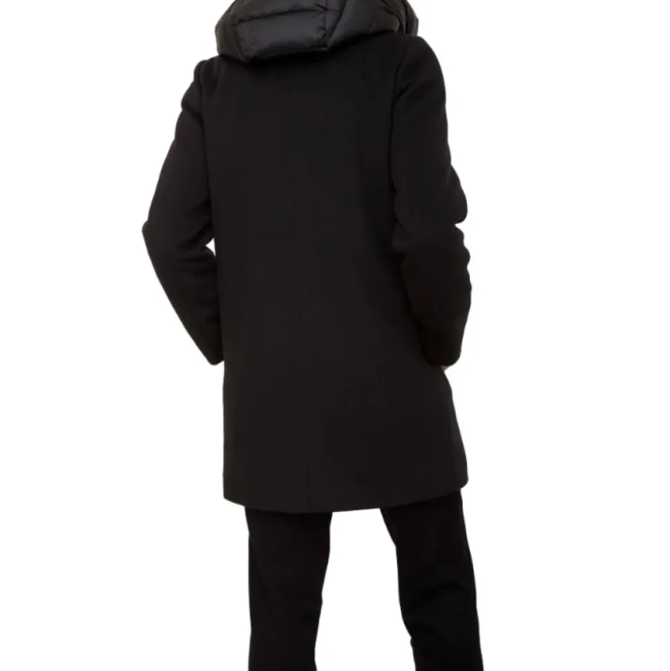 Abrigos Negros para Mujer Corte Regular