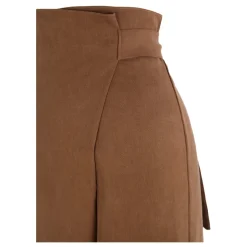 After, pantalon envolvente de lino henna-