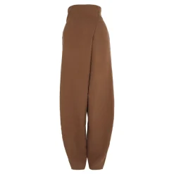 After, pantalon envolvente de lino henna-