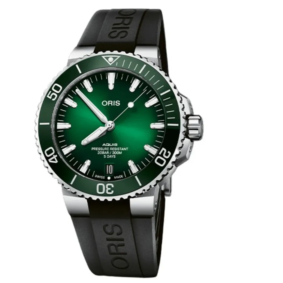 Aquis Date Calibre 400 - Automático Esfera Verde
