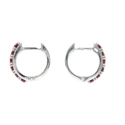 Aros de Cristal Joyería Elegante