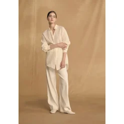Asa, pantalon marfil-
