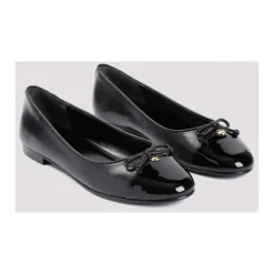Bailarinas Clásicas de Cuero Negro