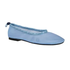 Bailarinas de cuero azul
