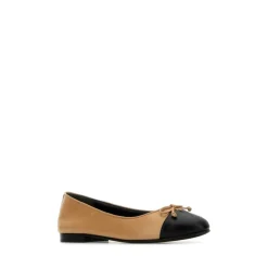 Bailarinas de Cuero Napa Beige