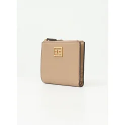 Billetera Bifold con Cierre de Cremallera