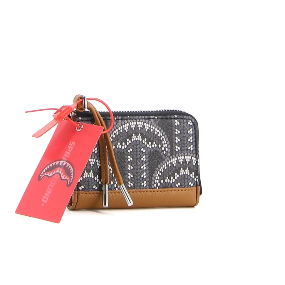Billetera con Cremallera Estampada
