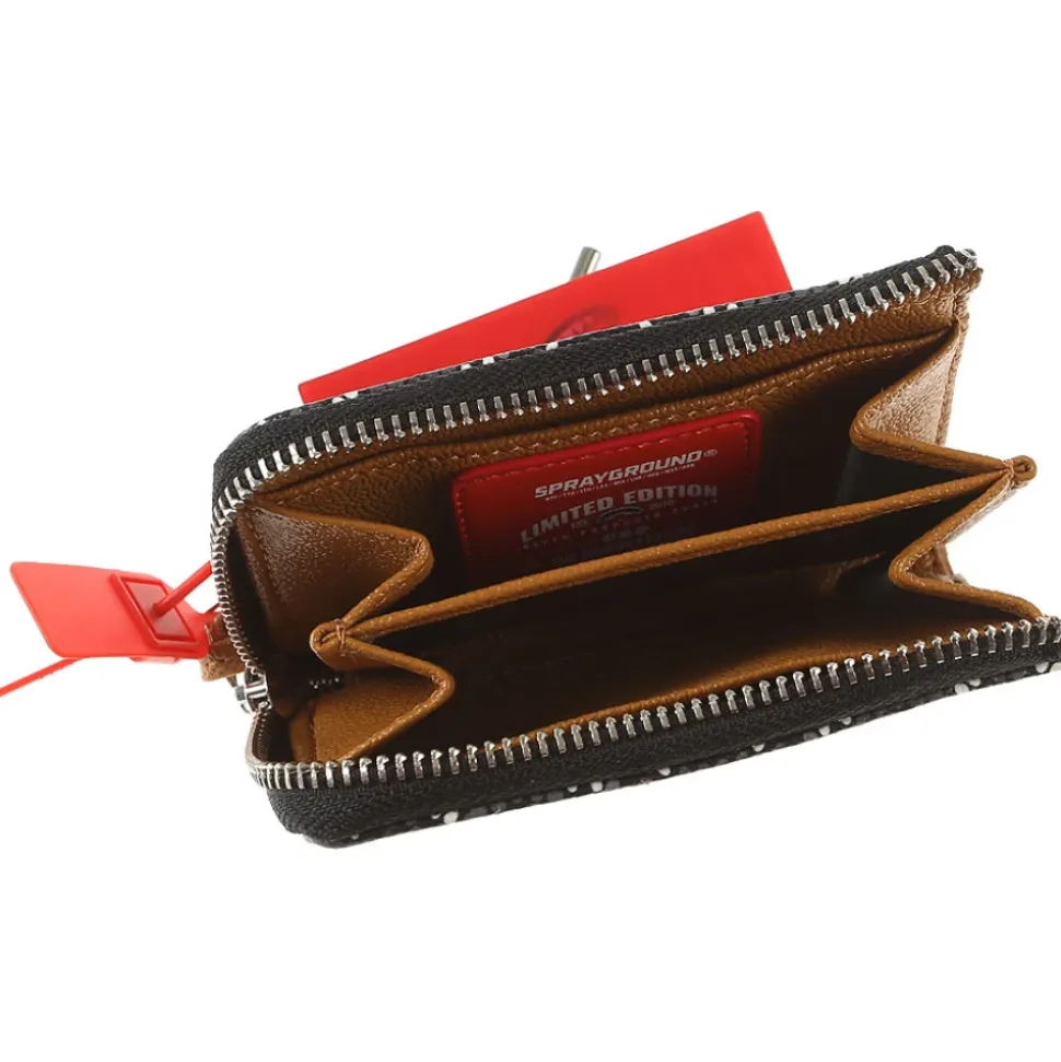 Billetera con Cremallera Estampada