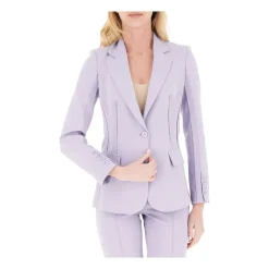 Blazer de Crepé Elástico de Doble Capa