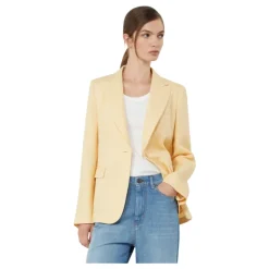 Blazer de Lino y Lona