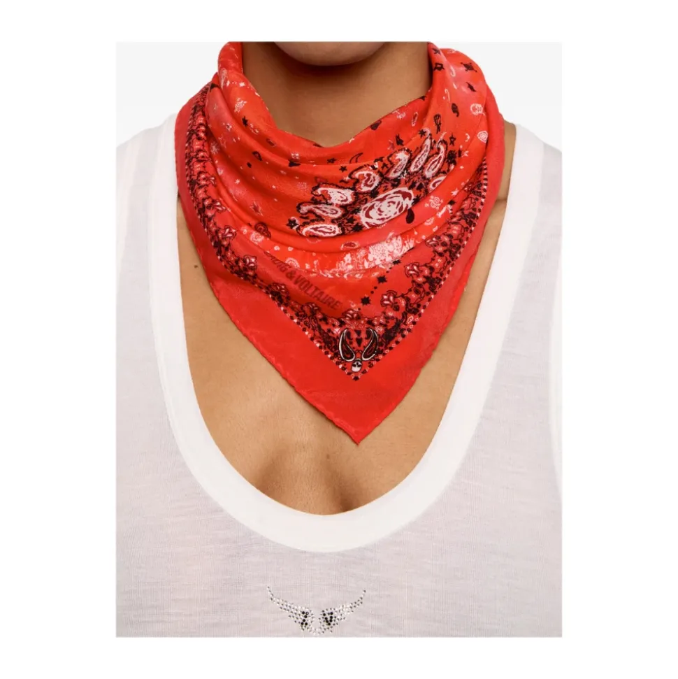 Blondie Paisley-print Scarf