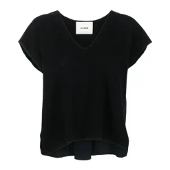 Blusa Casual Negra de Viscosa