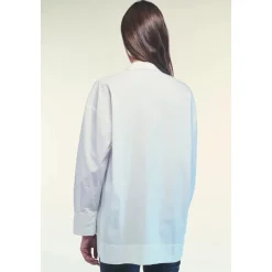 Blusa Oversize de Algodón con Cuello en V