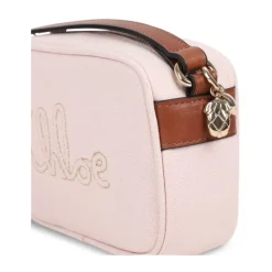 Bolso bandolera con logo bordado