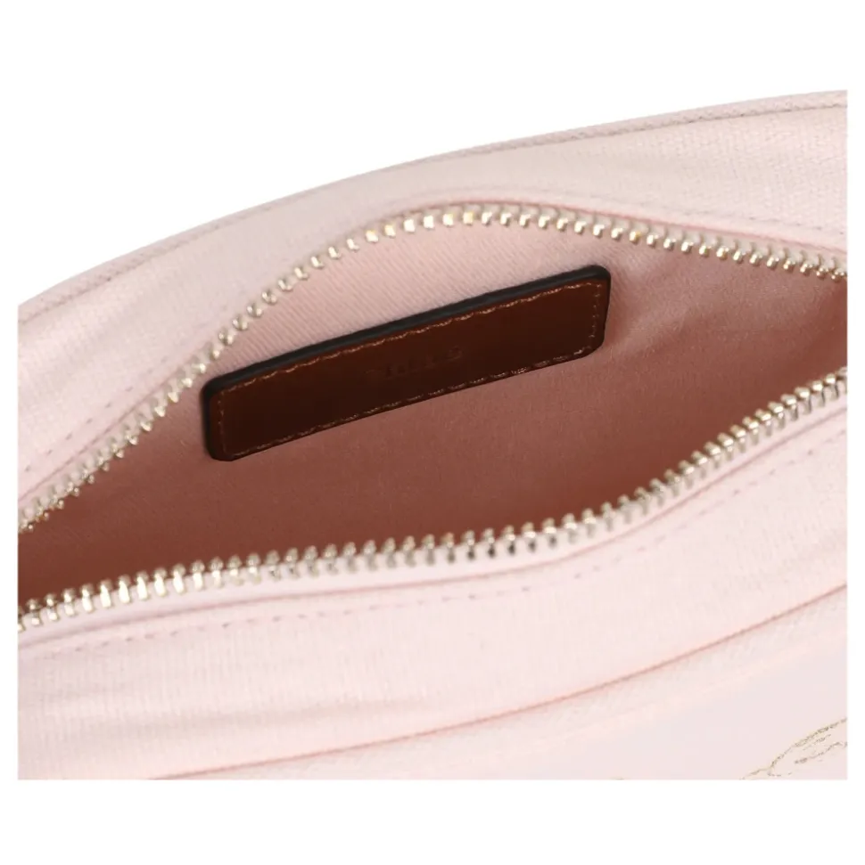 Bolso bandolera con logo bordado