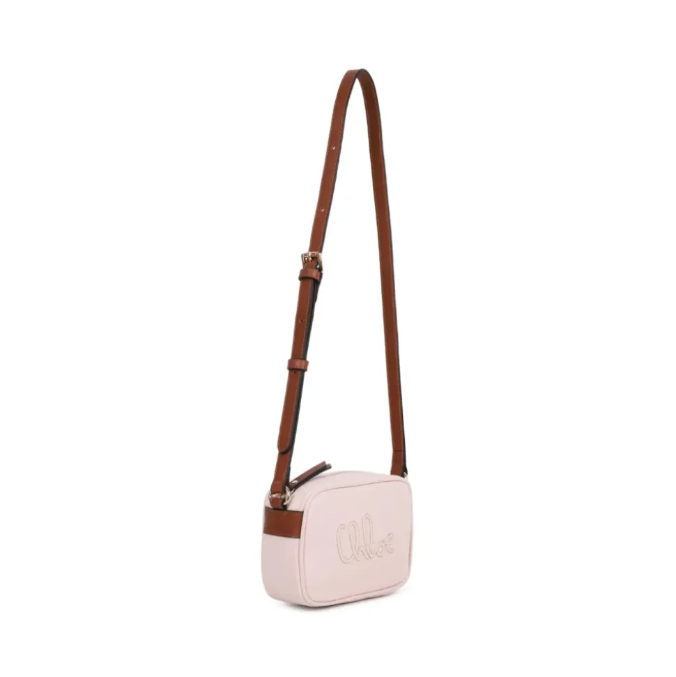 Bolso bandolera con logo bordado