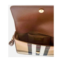 Bolso Compacto House Check Marrón