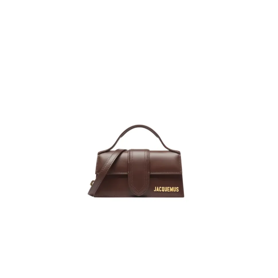 Bolso de Cuero Marrón Le Bambino