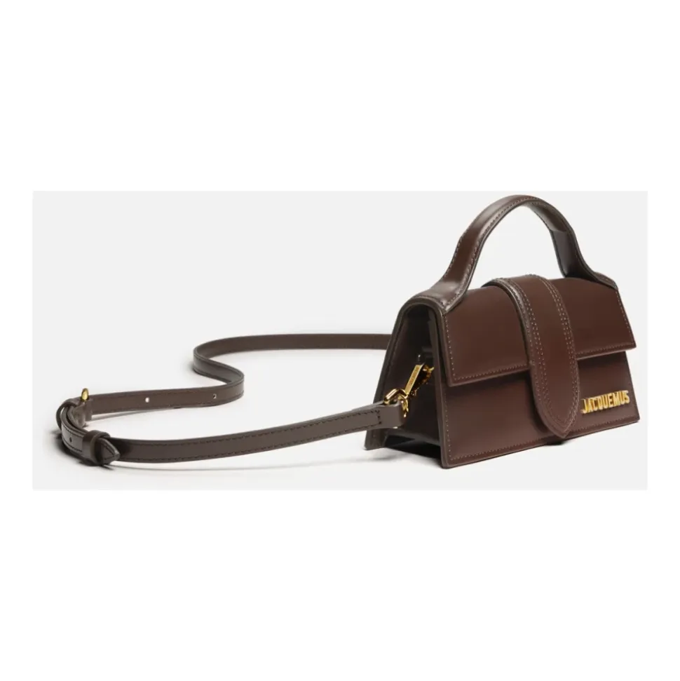Bolso de Cuero Marrón Le Bambino
