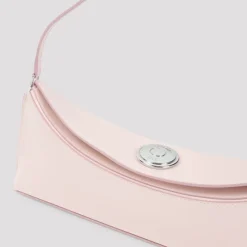 Bolso de Cuero Rosa y Morado para Mujer