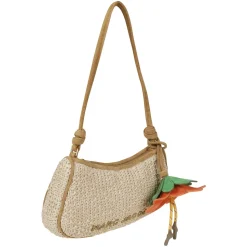 Bolso de Hombro Tejido con Adorno Summer
