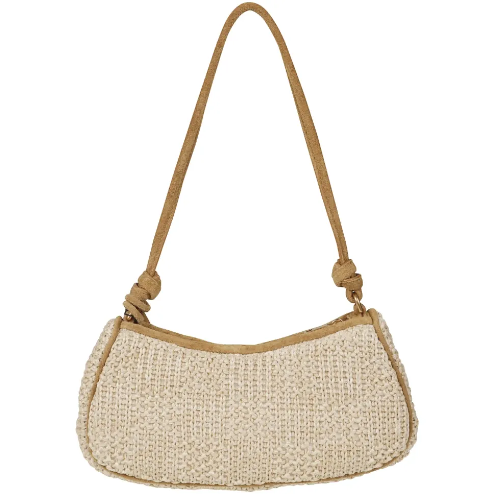 Bolso de Hombro Tejido con Adorno Summer