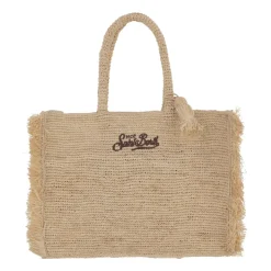 Bolso de Rafia con Logo