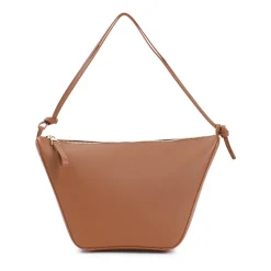 Bolso mini de cuero marrón