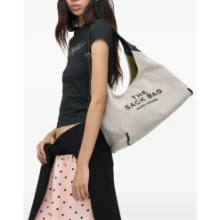 Bolso Saco con Cinturón de Lona
