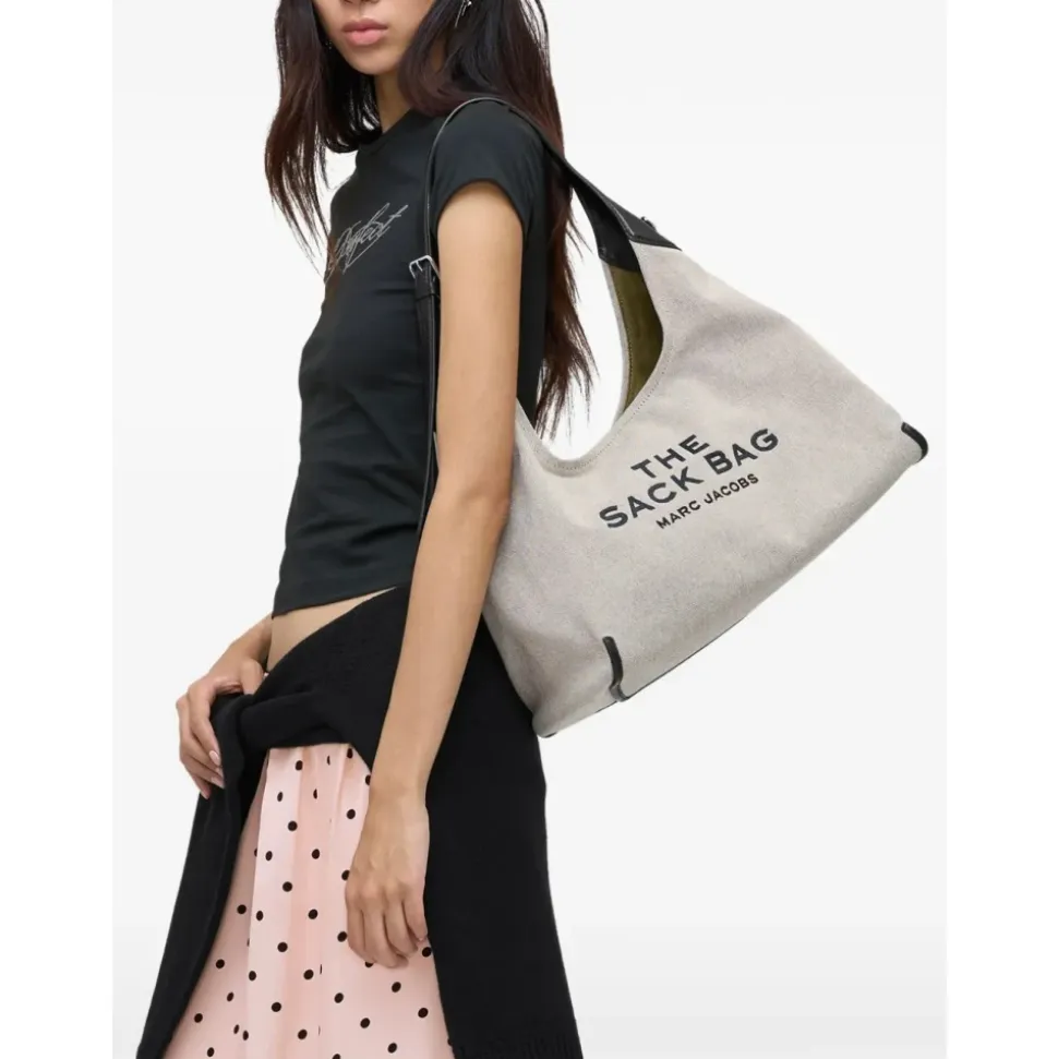 Bolso Saco con Cinturón de Lona