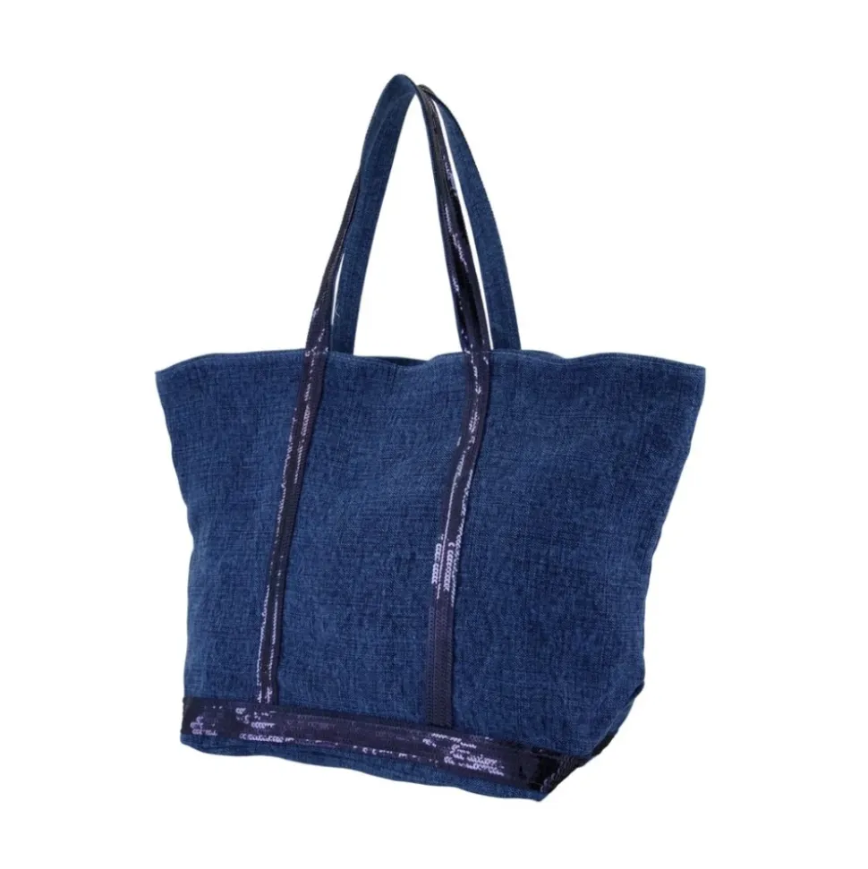 Bolso Shopper de Lino Azul
