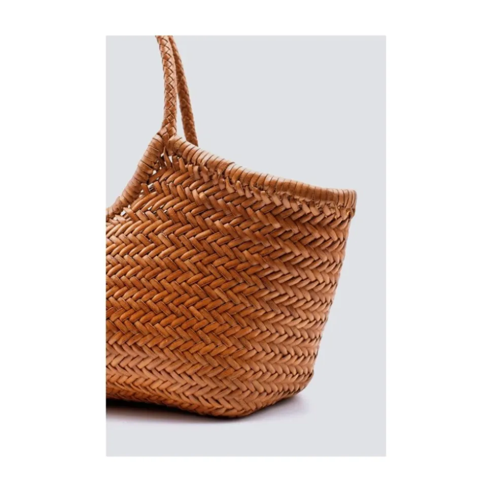 Bolso Tote de Cuero Tejido a Mano