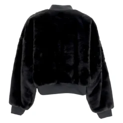 Bomber Reversible de Piel Sintética Negro