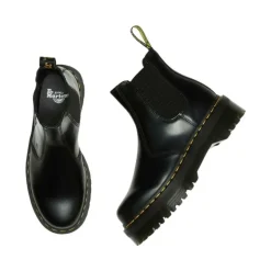 Botas Chelsea con Plataforma de Piel Lisa 2976