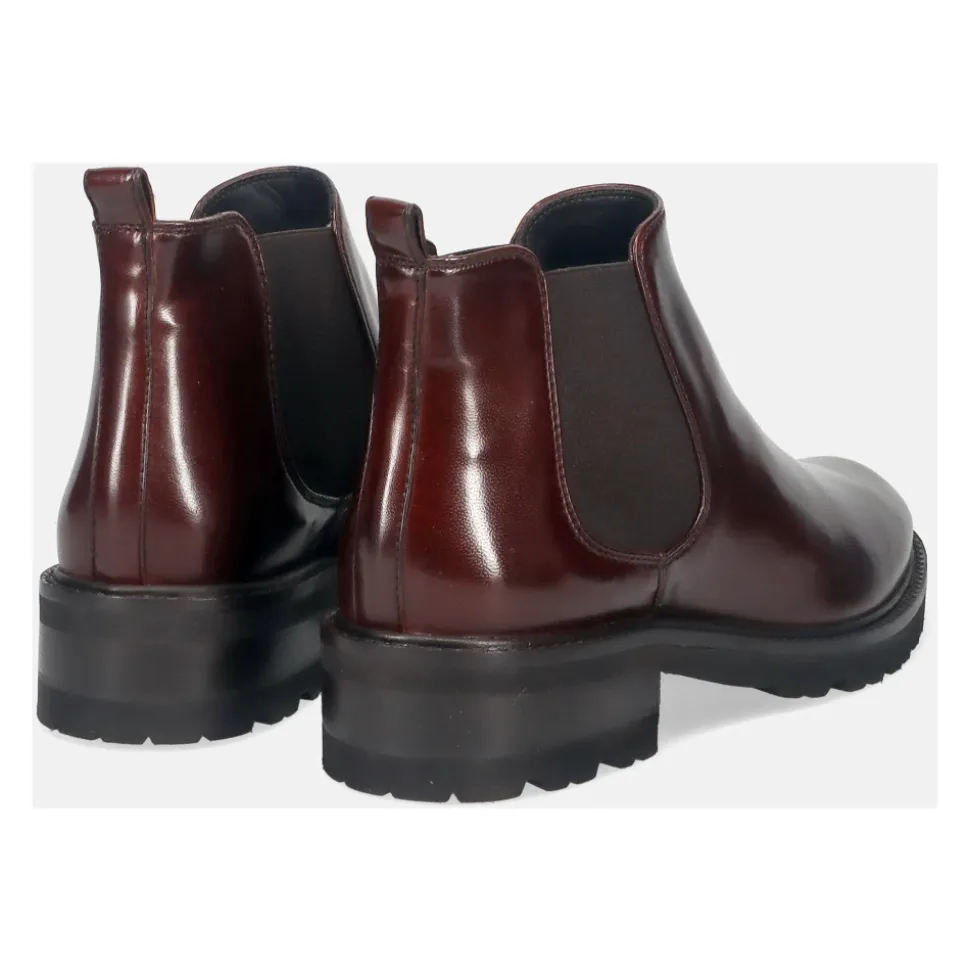 Botas Chelsea de Cuero Marrón