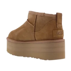Botas Classic Ultra Mini con Plataforma Chestnut