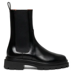 Botas de combate de cuero elegantes