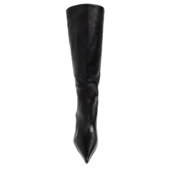 Botas de cuña de cuero