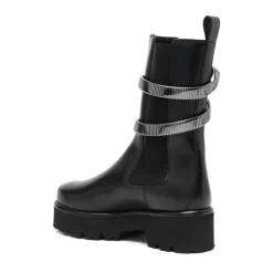 Botas de Cuero Negras