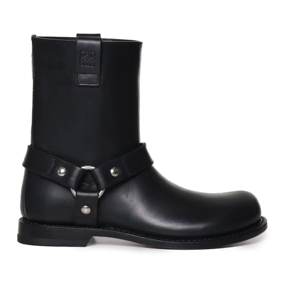 Botas de Cuero Negras
