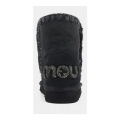 Botas esquimales negras con logo brillante