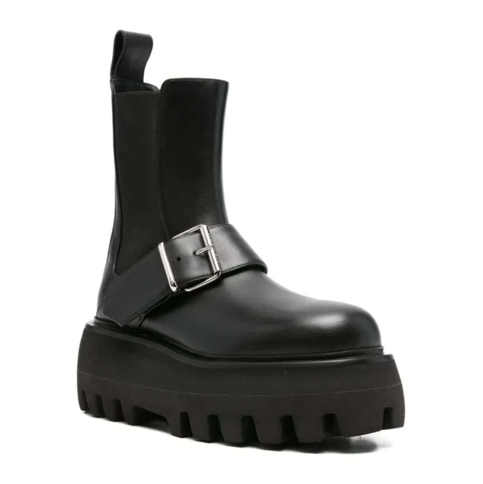 Botas Negras de Seda y Nailon
