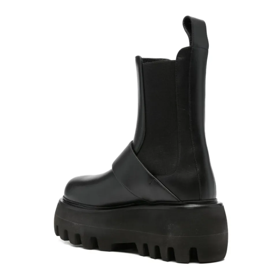 Botas Negras de Seda y Nailon