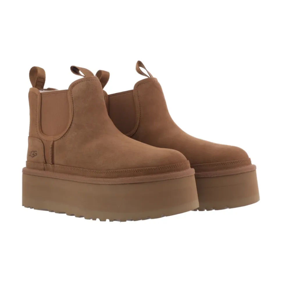 Botas Neumel Platform Chelsea Chestnut