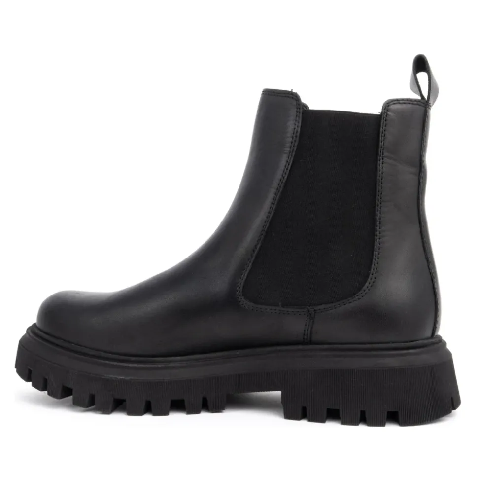 Botines Casuales Negros al Tobillo
