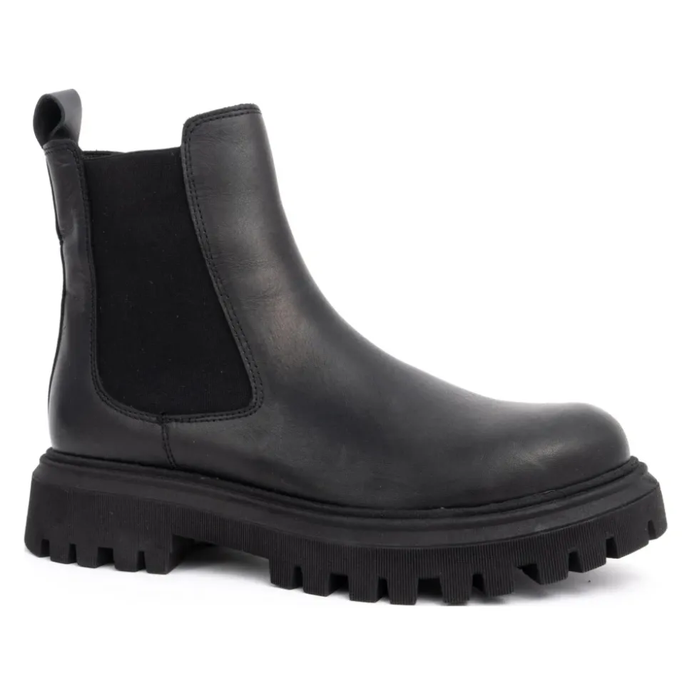 Botines Casuales Negros al Tobillo