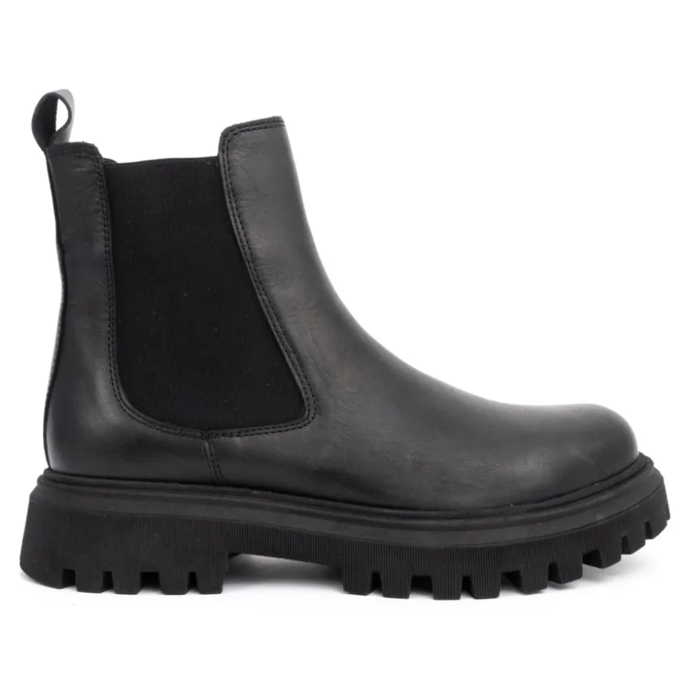 Botines Casuales Negros al Tobillo