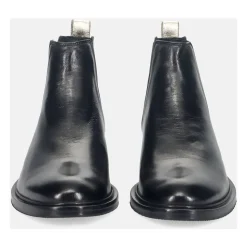 Botines Chelsea de Cuero Negro